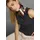 FLASHLIGHTS Tanktop in schwarz & Gr.: 36/38,