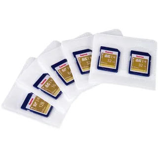 Hama Selbstklebende Hüllen für SD-Karten, 5er-Pack