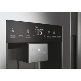 Haier HSW59F18EIMM Side-by-Side (601 l, 1775 mm hoch, Edelstahl)