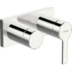 HA Einhebelmischer Fertigmontageset für Wanne/Brause HANSARONDA 4459 Rosette eckig 4.0 Plattform Chrom