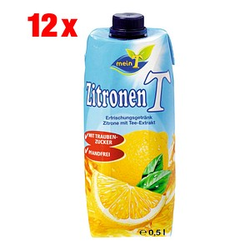 meinT Zitrone Fruchtsaftgetränk 12x 0,5 l