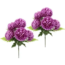 Blumenstrauß I.GE.A. "Chrysantheme", rosa (dunkelrosa), L:30cm, Schnittblumen, Kunstblumenstrauß