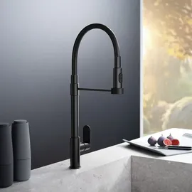 Fortis Lica flex Küchenarmatur Schwarz