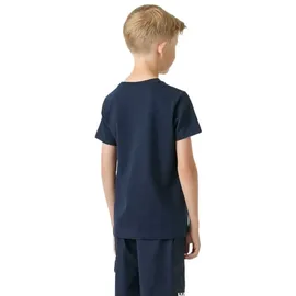 HELLY HANSEN Logo Kurzarm-t-shirt - Navy - 14 Jahre