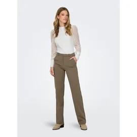 Only Hose Raffy-Yo in Braun mit geradem Bein-M-L32
