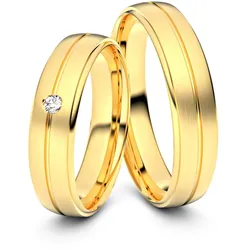 Trauringe Freiburg 750er Gelbgold - 2981