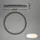 Briloner LED Panel Slim 1xLED Flach Weiß Ø 29,3 cm x 2,8 cm