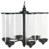 DKD Home Decor Schwarz Metall Glas (53 x 53