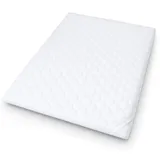 Matratzentopper 200x200 cm – Waschbare und Hypoallergene Matratzen Topper mit Ergonomischem Komfort - matratzenauflage Sanft Schlafen ohne Rückenschmerzen