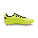 Puma King PRO FG/AG Soccer Shoe, Electric Lime Black-Poison PINK, 41 EU