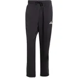 adidas Essentials 3-Streifen Stanford Open Hem Hose Black / White 2XL