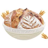 Gärkörbchen Gärkorb Rundes Gärkorb Zum Brotbacken-Set Brotkorb Mit Waschbarem...