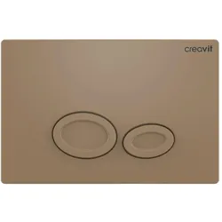 Creavit Drop WC Betätigungsplatte 2-Mengen-Spülung Cappuccino matt