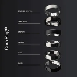 Oura Ring 5 Größe 8 Black