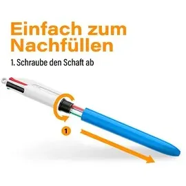 BIC Kugelschreiber Mehrfarbig 0,4 mm 1 St.
