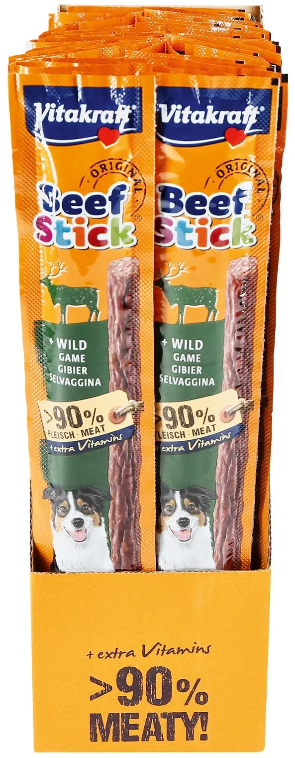 Vitakraft Hundefutter Beef Stick Wild 12 g, 50er Pack