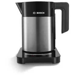 Bosch Haushalt TWK7203 Wasserkocher Edelstahl, Schwarz Fassungsverm?gen: 1.7 l
