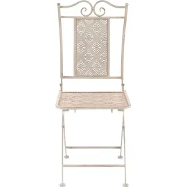 vidaXL 3-tlg. Bistro-Set Stahl Weiß