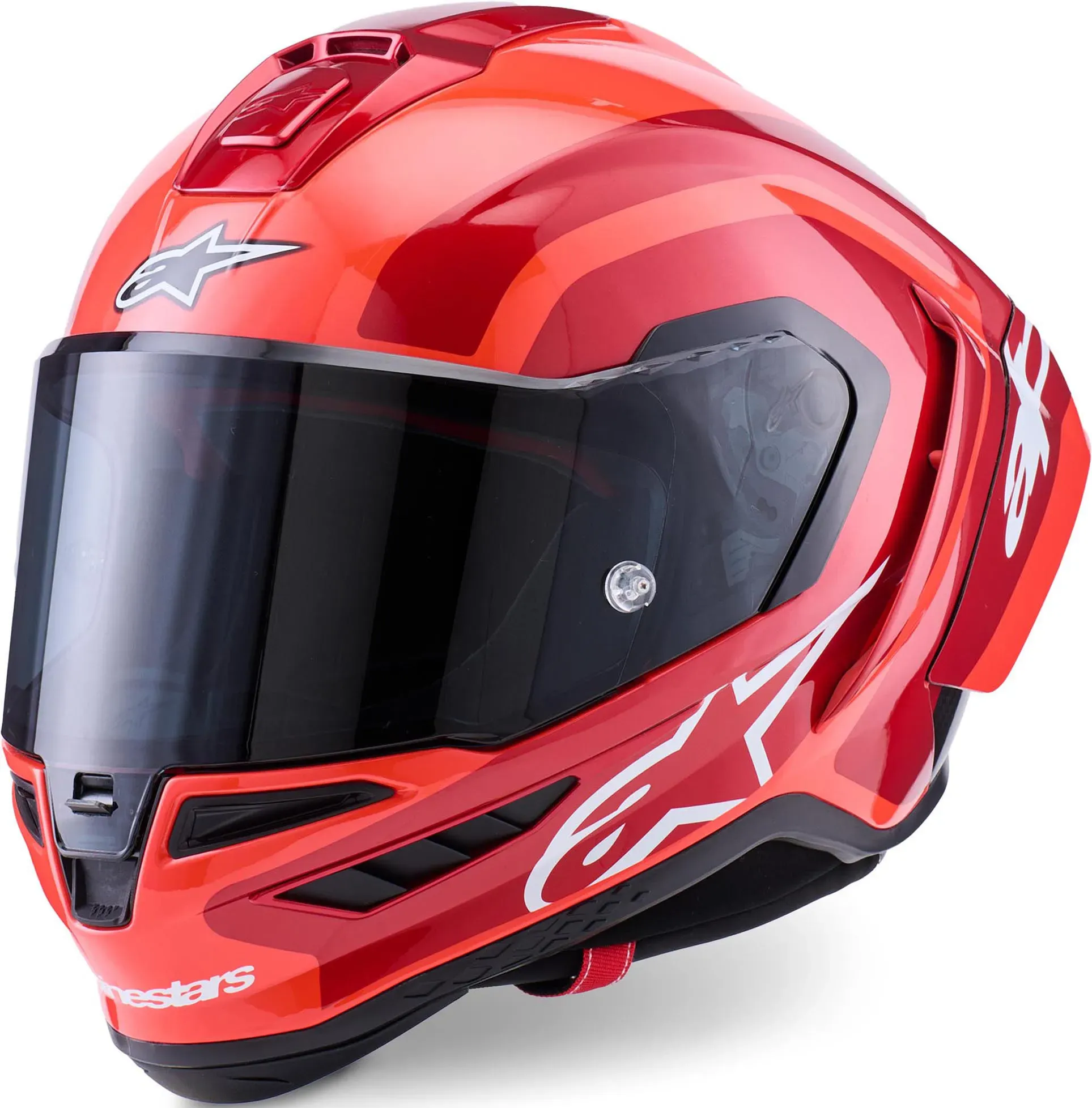 Alpinestars Supertech R10 Arius Helm, schwarz-weiss-rot, Größe XL für Männer