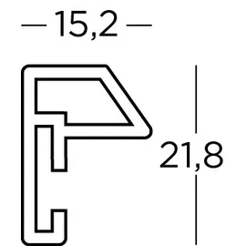 walther design Steel Style grau 30x40 cm 5 St.
