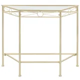 vidaXL Beistelltisch Vintage-Stil Metall 87x34x73 cm Gold