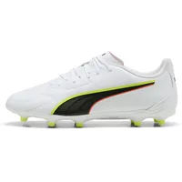 Puma King 20 Play AG/FG Herren white/glowing red/yellow alert 39