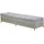 Beliani Gartenliege 201 x 65 x 79 cm Grau