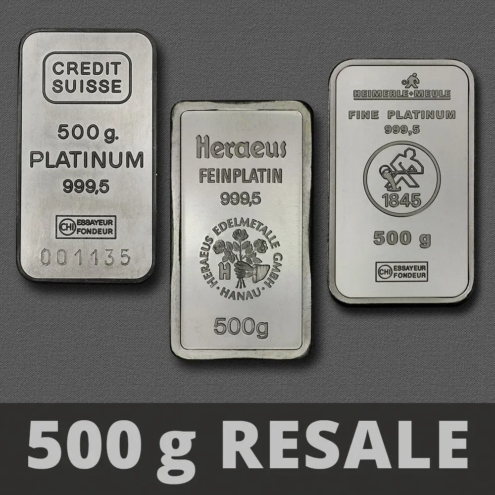 Platinbarren 500g (Resale)
