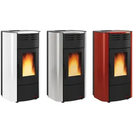 La Nordica-Extraflame Extraflame Raffaella Idro H15 Wasserführender Pelletofen Stahl Weiß