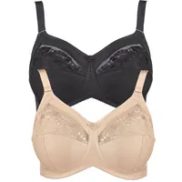 Anita 2er Pack Komfort BH ohne Bügel Safina in