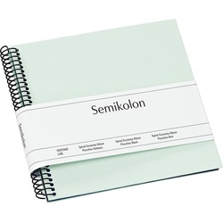 Semikolon, Fotoalbum, Fotoalbum 17 x 17 cm Moos, 20  schwarze Seiten (9 x 13 cm, 10 x 15 cm)