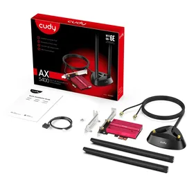 Cudy WE4000 AX5400 Wi-Fi 6E PCI Express Adapter