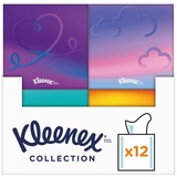 KLEENEX Kosmetiktücher Taschentücher Boxen 3-lagig Collection Würfel 12x48 St Tücher