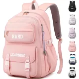 Schulrucksack Mädchen Teenager Rucksack Schultasche Jungen Multi Tasche Wasserdichte Schultasche Rucksack Tagesrucksack Großer Rucksack für Mäd...