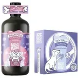 Max & Molly Hundeshampoo Fluff'n Buff - Sparpaket: Shampoo Fluff’n Buff 250 ml + Pfotenbalsam "Pawfection" 50 g