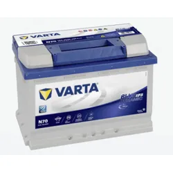 VARTA N70 Blue Dynamic EFB 12V 70Ah 760A Autobatterie Start-Stop 570 500 076