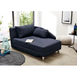 JOB Recamiere Stoff 1-Sitzer Blau