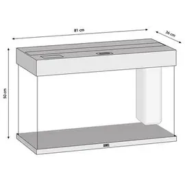 JUWEL AQUARIUM Rio 125 Komplett Aquarium grau