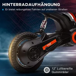 Homcom Elektromotorrad Kinder 24V 350W Rot