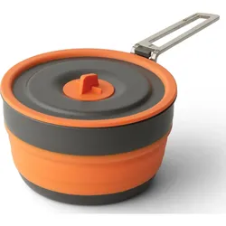 Sea to Summit Frontier UL Collapsible Pot puffin's bill orange (PBO) 1 Liter