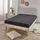BettwarenShop Spannbettlaken Jersey-Elasthan 120 x 200 - 130 x 220 cm grau