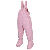 BMS BabyBuddy® Regenhose mit Füßen, Rosa, ONESIZE