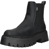 Buffalo Aspen Chelsea Damenlederstiefel In Schwarz - EUR 40 - 40 EU