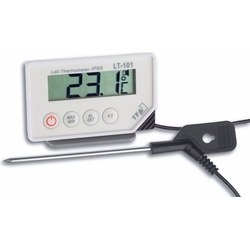 TFA Einstichthermometer, Thermometer + Hygrometer, Weiss
