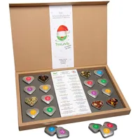 TEALAVIE - Tee Adventskalender 2024 | 24 hochwertige lose Tees in edlen Teedosen, Magnet-Klappschachtel Naturpapier 220g