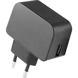 HN Power HNP12-USBL6 USB Ladegerät 12 W 1x USB-A Schwarz Innenbereich Stabilisiert