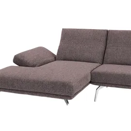 KOINOR Eckcouch Mikrofaser 3-Sitzer Rosa/Pink