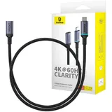 Baseus High Definition extension cable USB-C Male to Female 10Gbps, 0.5m (black)