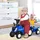 Homcom Kinder Rutschauto NEW HOLLAND Rutscherfahrzeug Kinderauto Kinderfahrzeug PP, Metall