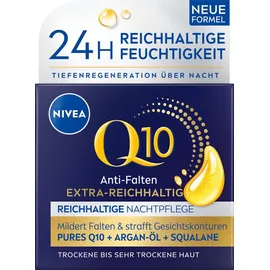 NIVEA Q10 Nachtcreme straffende Gesichtspflege 50 ml